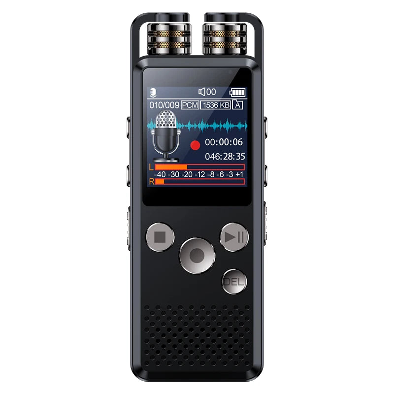 Digital Voice Recorder – Stereo PCM Dictaphone for Meetings and Transcription