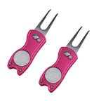 Foldable Golf Divot Tool – Groove Cleaner for Putting Green Training