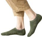 Cotton Low-Cut Ankle Socks – Breathable Casual Footwear for Men