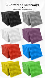 Acoustic Foam Pyramid Panels – Sound Insulation for Home Studio Recording