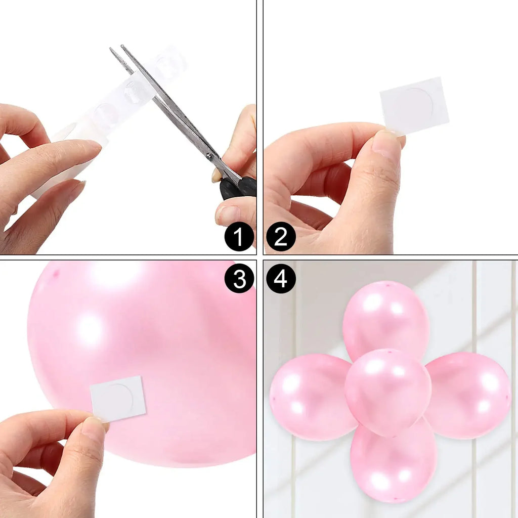 Double Sided Adhesive Glue Dots – Clear Balloon Tape for Party Decor