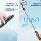 42-Inch Selfie Stick Tripod – Extendable Bluetooth Mount for Travel Vlogging