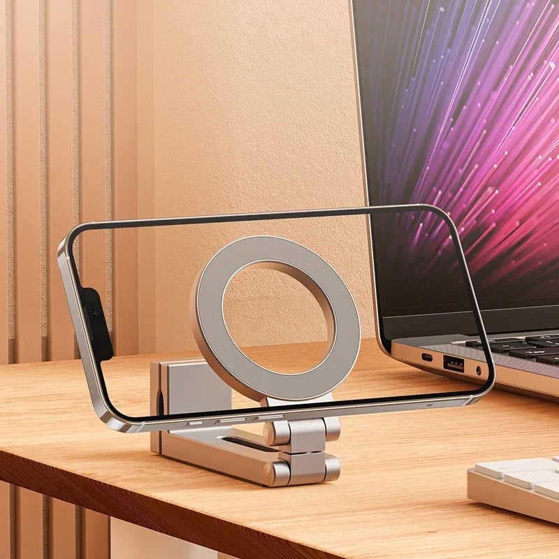 Magnetic Phone Mount – Flexible Hands-Free Holder for Airplane Travel