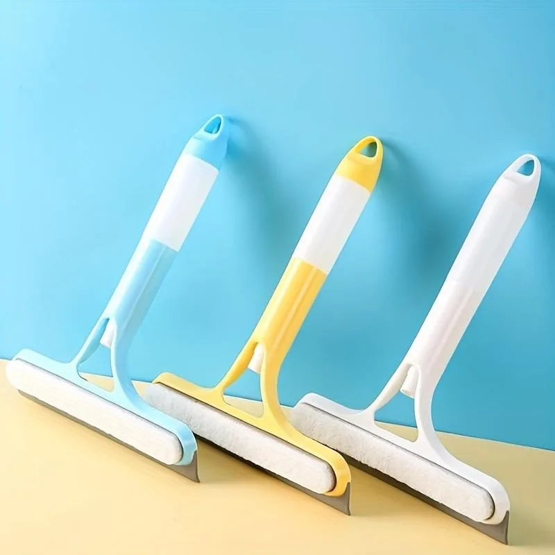 Glass Cleaning Squeegee – Spray Bottle Window Scrubber for Home Automotive