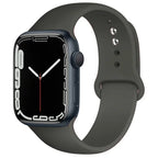 Silicone Apple Watch Sport Band – Adjustable Strap for Series 1-11 and Ultra