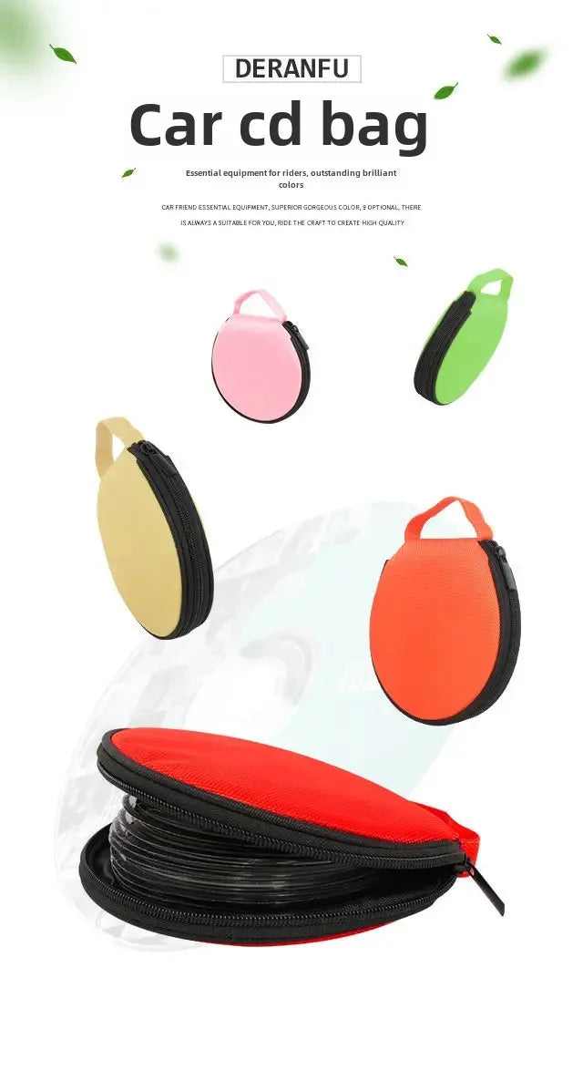 Car CD Storage Organizer – Portable Disc Case for Vehicle Media Management