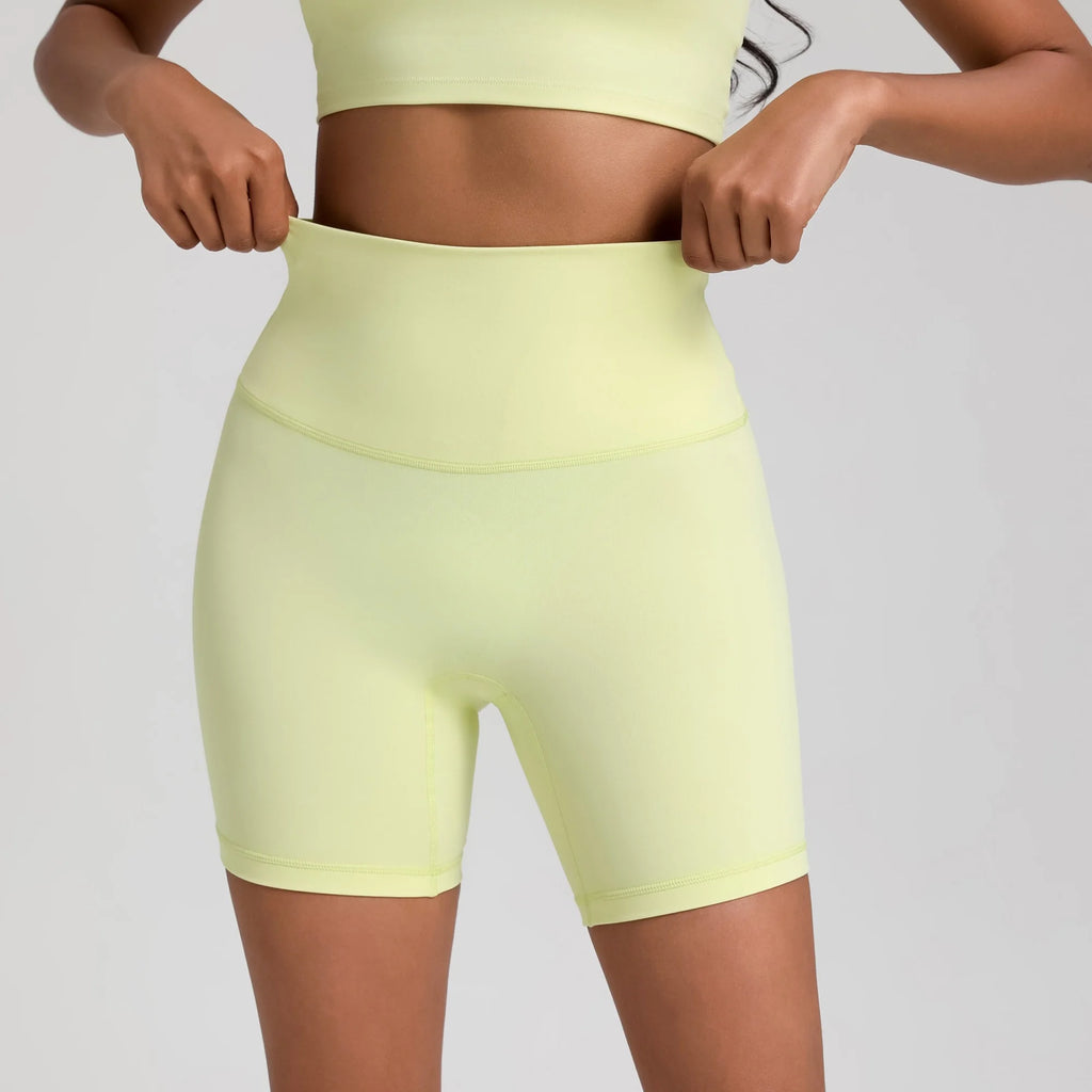 Compression Yoga Shorts – Moisture-Wicking Leggings for Gym and Cycling