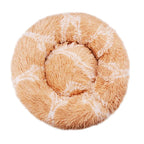 Plush Round Pet Bed – Soft Warm Nest for Large and Medium Dogs or Cats