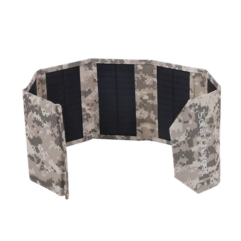Foldable Solar Panel – 100W Portable USB Charger for Outdoor Camping