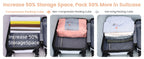 Waterproof Compression Packing Cubes – Space-Saving Luggage Organizers for Travel