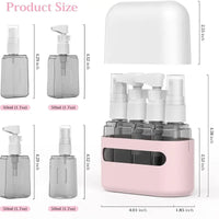 4-in-1 Travel Bottle Set – Leak Proof Refillable Containers for Toiletries