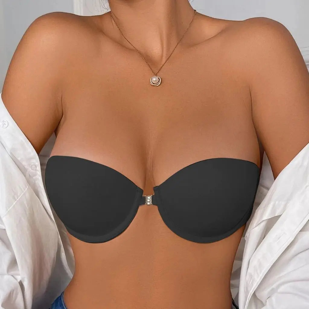 Front Closure Demi Bra – Invisible T-Shirt Lingerie for Women