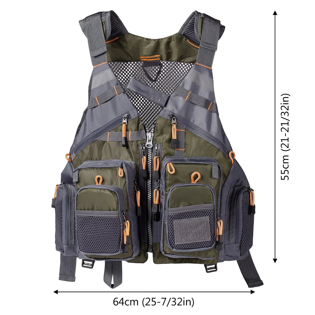 Adjustable Mesh Fishing Vest – Breathable Tackle Gear for Outdoor Sports