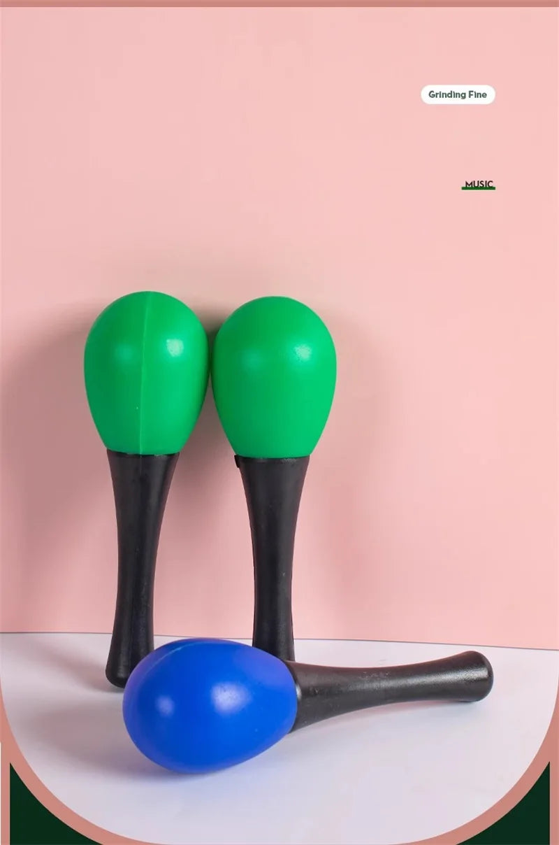 Small Plastic Maraca Sand Hammer – Musical Percussion Toy for Kids Party