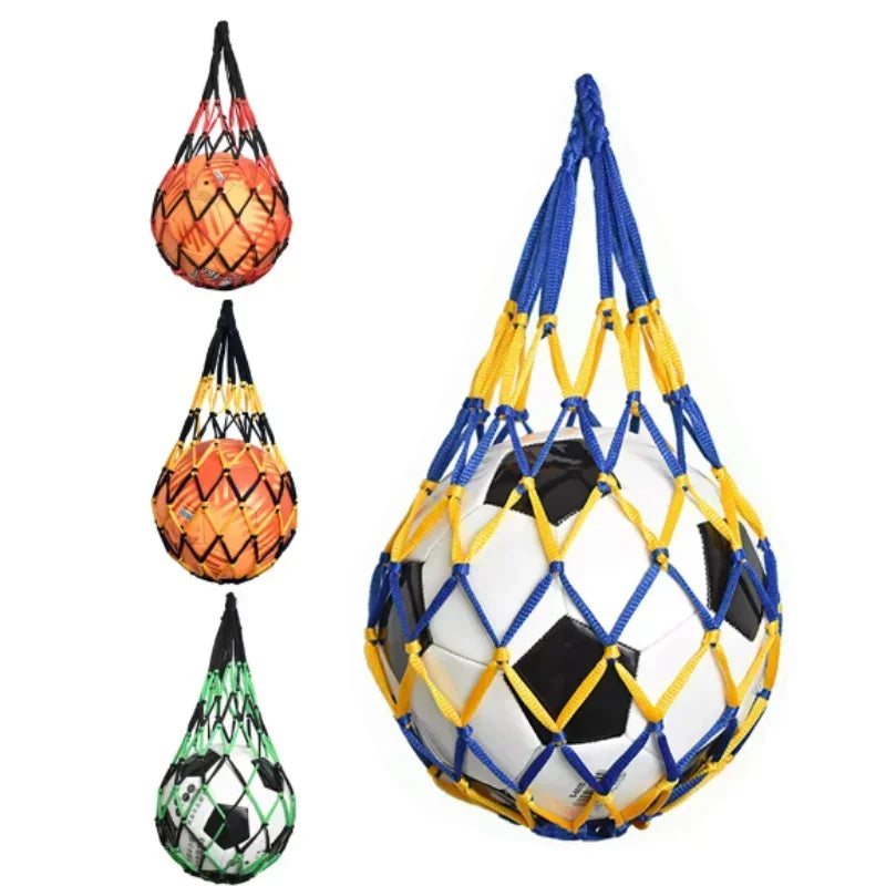 Nylon Mesh Ball Bag – Heavy Duty Drawstring Tote for Outdoor Sports