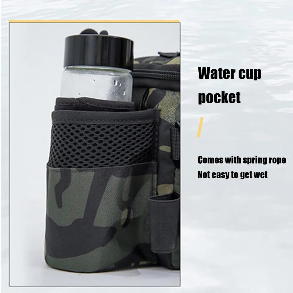 Portable Fishing Shoulder Bag – Rod Holder Storage for Outdoor Sports