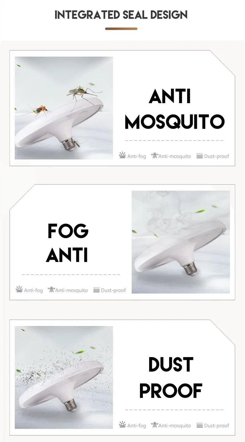 LED Flying Saucer Bulb – Energy Saving E27 Lamp for Indoor Home Lighting
