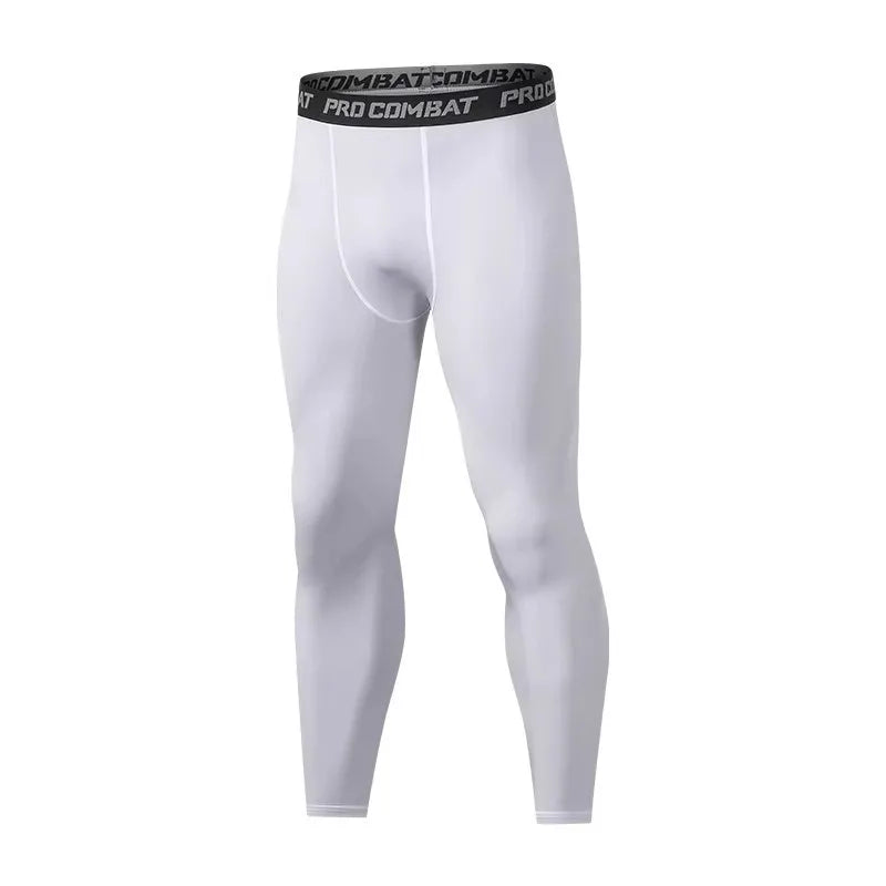 Mens Compression Tights – Moisture Wicking Baselayer for Athletic Workout