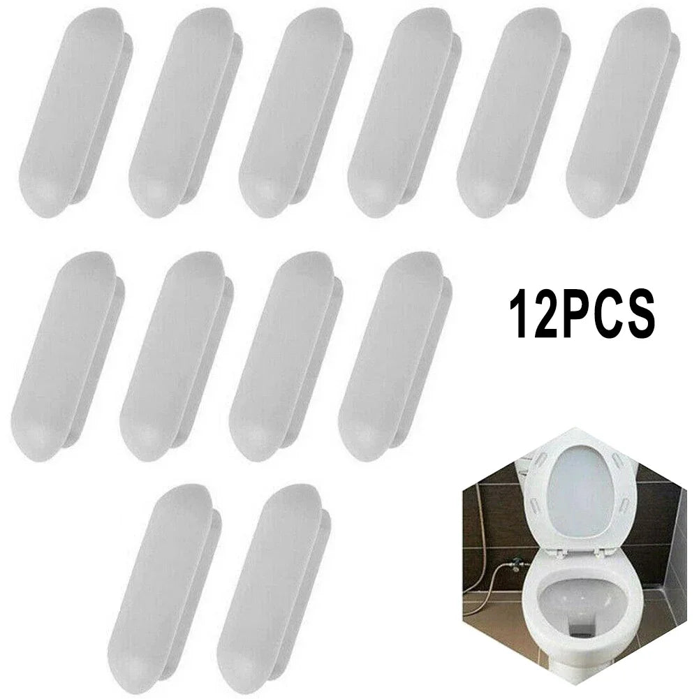 Toilet Seat Bumper Set – Non-Slip Rubber Cushion for Bathroom Fixtures