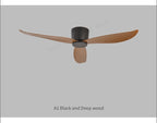 Modern DC Motor Ceiling Fan – Low Profile Minimalist for Home Decor