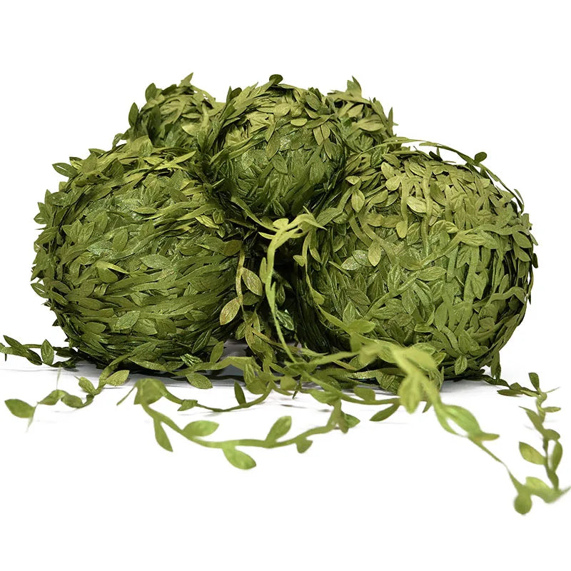 Artificial Silk Leaf Vine – 10 Meter Greenery for Wedding Wreath Decor