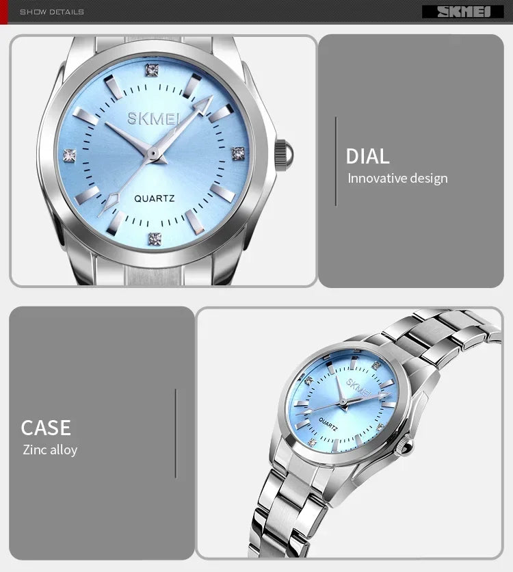 Minimalist Quartz Watch – Slim Analog Wristwatch for Women