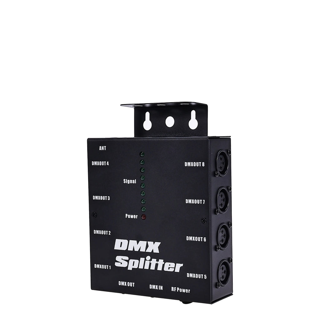 8 Way DMX Splitter – Isolated Signal Amplifier for Stage Lighting Control