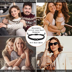 Initial Heart Braided Bracelet – Adjustable A-Z Friendship Jewelry for Gifts