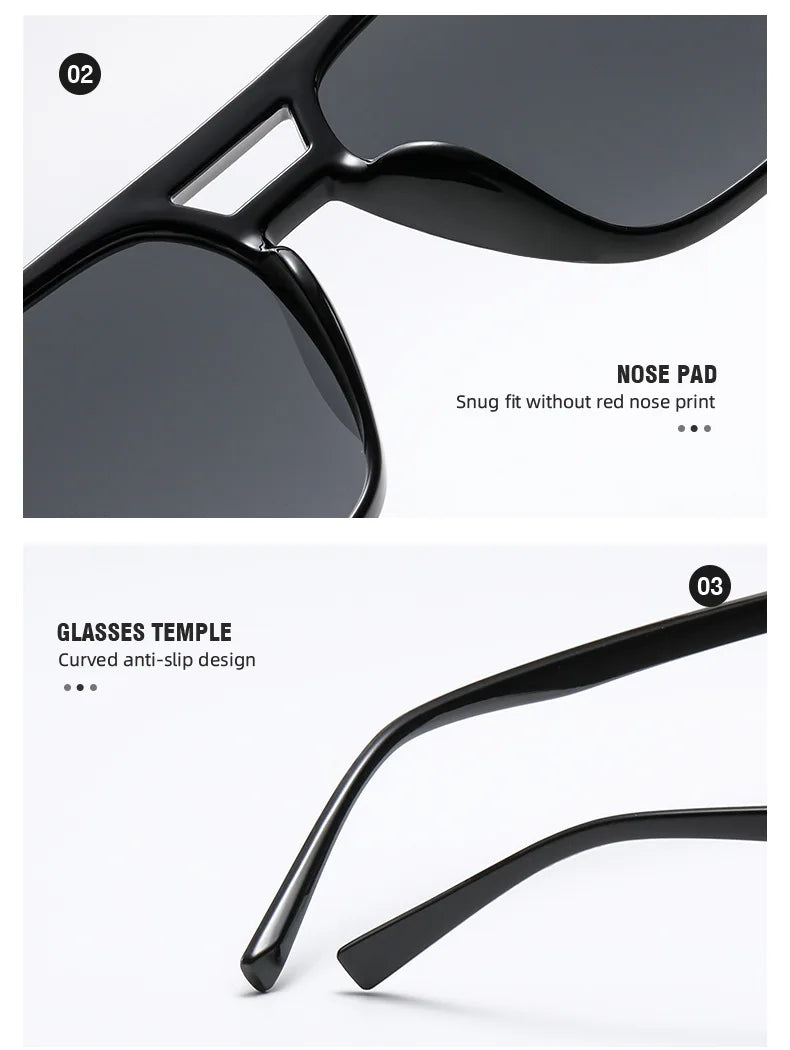 Vintage Square Mirror Sunglasses – Retro Fashion Eyewear for Women