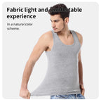 Cotton Sleeveless Vests – Multi-size Solid Sports Tanks for Men and Teenagers