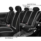 Universal Fabric Car Seat Covers – Breathable Polyester for Truck and SUV