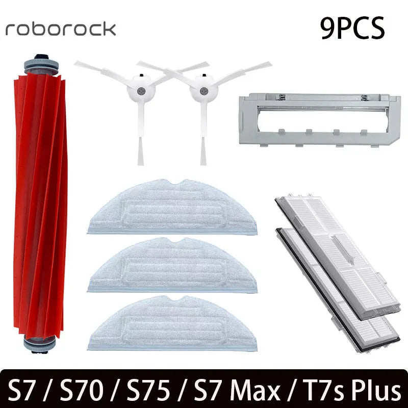 Vacuum Replacement Parts – Main Brush Hepa Filter for Roborock S7 Series