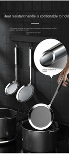 Stainless Steel Mesh Strainer – Fine Sieve for Kitchen Food Filtering
