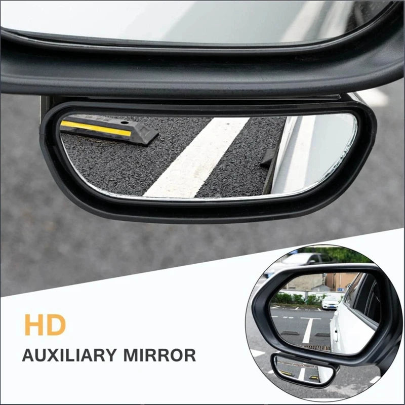 Adjustable Convex Blind Spot Mirror – Wide Angle Auxiliary for Car Parking