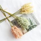 Artificial Lavender Flowers – PE Plastic Plant Bouquet for Home Table Decor