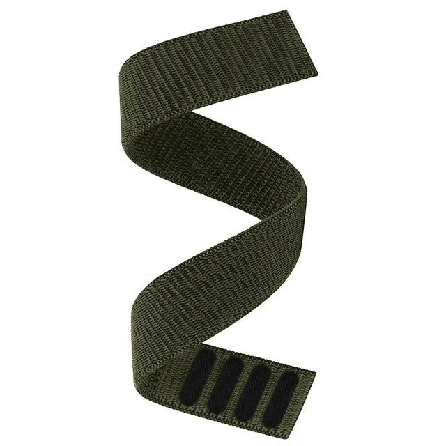 Nylon Hook and Loop Sport Strap – Adjustable Wristband for Garmin Fenix Series