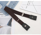Stretch Elastic No Buckle Belt – Invisible Waistband for Men and Women