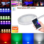WiFi RGB LED Puck Lights – Dimmable Under Cabinet Lighting for Kitchen Decor
