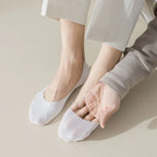 Men's Low Cut No Show Socks – Breathable Silicone Non-Slip for Daily Wear