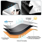 Blackout Window Privacy Film – Light Blocking Tint for Home Bedroom