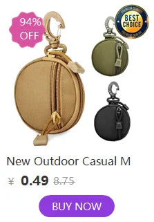 Nylon Webbing Bottle Holder – Tactical Carabiner Clip for Outdoor Hiking