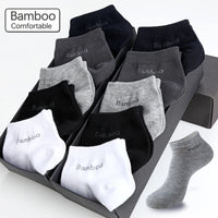 Bamboo Fiber Ankle Socks – Breathable Anti-Bacterial Footwear for Daily Casual Wear