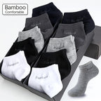 Bamboo Fiber Ankle Socks – Breathable Anti-Bacterial Footwear for Daily Casual Wear