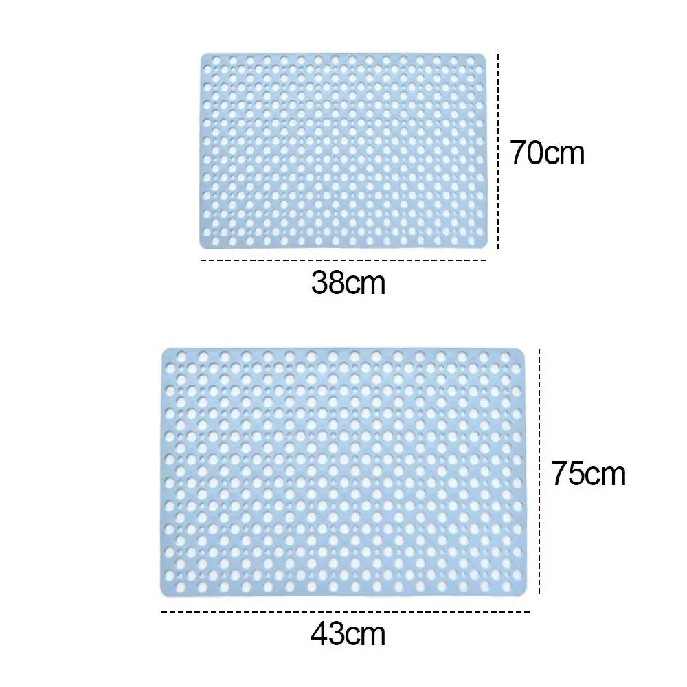 Anti Mould Rubber Bath Mat – Non Slip Shower Accessory for Bathroom Safety