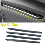 Carbon Fiber Console Trim – ABS Interior Door Panel Cover for Audi A3 S3 RS3