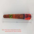 Plush Cigar Dog Toy – Durable Squeaky Chew for Small Breed Puppies