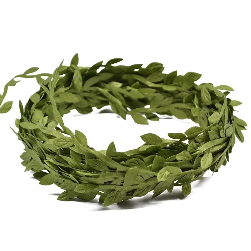 Artificial Silk Leaf Vine – 10 Meter Greenery for Wedding Wreath Decor