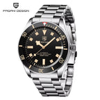 Automatic Mechanical Wristwatch – Stainless Steel for Business Men