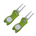 Foldable Golf Divot Tool – Groove Cleaner for Putting Green Training