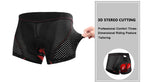 Padded Cycling Underwear Shorts – 5D Gel Breathable Liner for MTB Road Bike